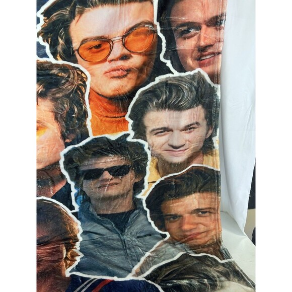 Stranger Things Throw Blanket Steve Harrington All Over Print Joe Keery 60X50 - Picture 4 of 4